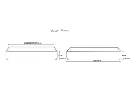 Кровать Димакс Риос Нуар
